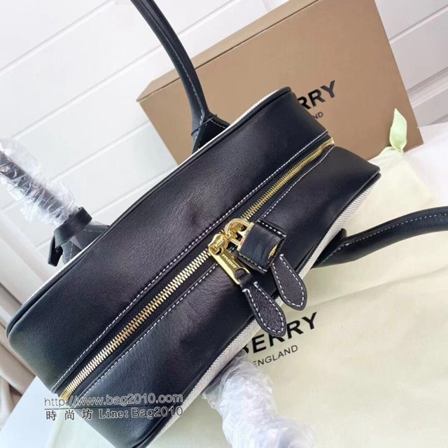 Burberry專櫃新款女包 巴寶莉新款女士帆布手提包 Cube立方包  db1159